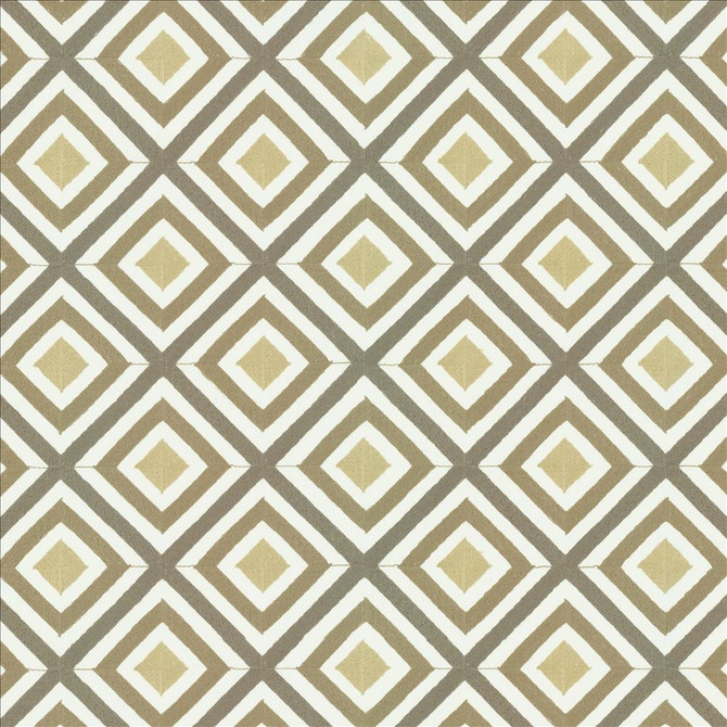 Diamond Lattice Metallic by Kasmir Designer Fabric 1457 52% Cotton
48% Polyester
 INDIA </p><p>Repeat: Horizontal: 4 5/8 inches and Vertical: 4 5/8 inches 54 - Swanky Fabrics -