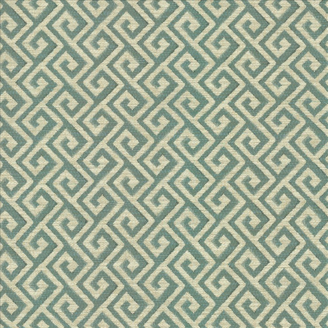 Laconia Aqua  by Kasmir Designer Fabric 1455 100% Polyester
 CHINA 21,000 Wyzenbeek Double Rubs Horizontal: 3 inches and Vertical: 2 inches 54  - Swanky Fabrics -