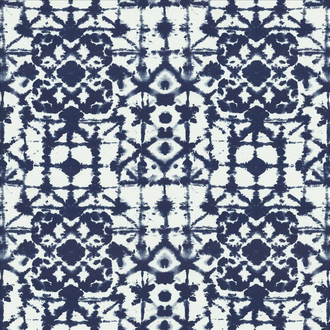 Matsu Indigo by Kasmir Designer Fabric See sample 100% Polyester
 CHINA 40,000 Wyzenbeek Double Rubs </p><p>Repeat: Horizontal: 27 inches and Vertical: 27 inches 54 - Swanky Fabrics -