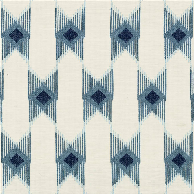 Minnetonka Blue by Kasmir Designer Fabric 1463 80% Cotton
20% Rayon
 INDIA 50,000 Wyzenbeek Double Rubs </p><p>Repeat: Horizontal: 6 5/8 inches and Vertical: 15 2/8 inches 52 - Swanky Fabrics -