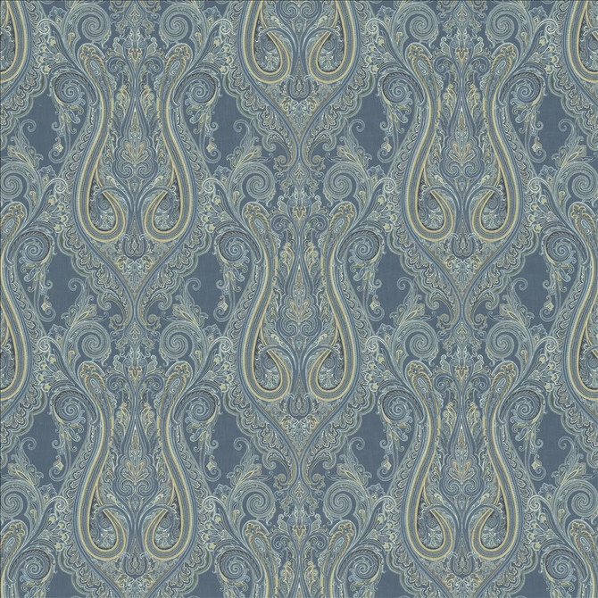 Pasadena Blueberry by Kasmir Designer Fabric 1454 100% Cotton
 SOUTH KOREA </p><p>Repeat: Horizontal: 26 4/8 inches and Vertical: 26 6/8 inches 54 - Swanky Fabrics -