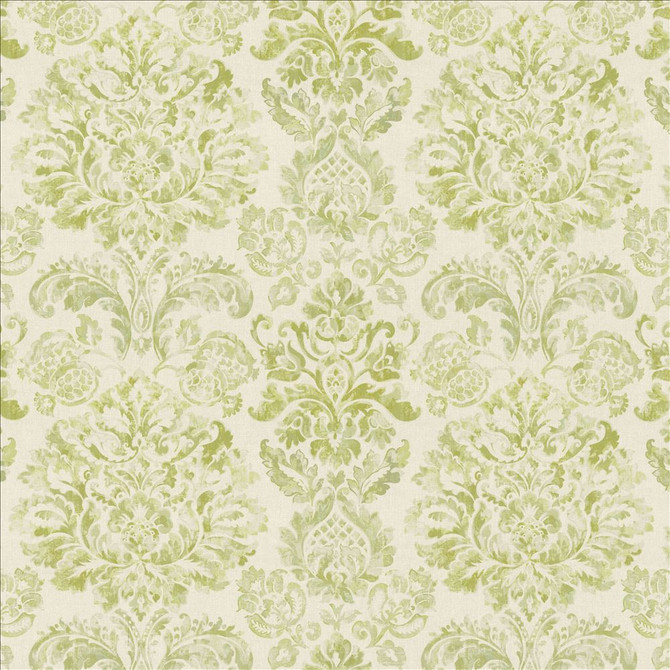Romeo Chartreuse by Kasmir Designer Fabric 1453 100% Polyester
 SPAIN </p><p>Repeat: Horizontal: 26 inches and Vertical: 27 inches 54 - Swanky Fabrics -