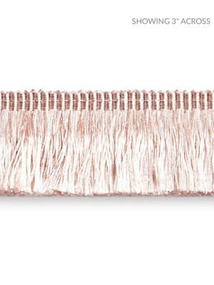 Gripsholm Brush Fringe Blush SCFC14970003 by Scalamandre Designer Trim NOVANTA PASSEMENTERIE 52% FIBRANNE 45 % RAYON 3% POLYESTER CHINA LIGHT DUTY Horizontal: 0" and Vertical: 0" 1.5 - Swanky Fabrics -