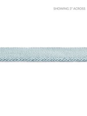 Avenue Cord Sky SCC3150013 by Scalamandre Designer Trim NOVANTA PASSEMENTERIE 16% FIBRANNE 2% ACRYLIC, 38% POLYESTER 26% COTTON 18% RAYON CHINA LIGHT DUTY Horizontal: 0" and Vertical: 0" 0.13 - Swanky Fabrics -