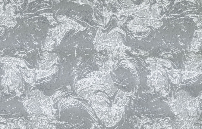 Antioch Silver 4 by Norbar Designer Fabric PARAMOUNT 100% POLYESTER INDIA 10 1/2 9 1/4"H 55 - Swanky Fabrics -