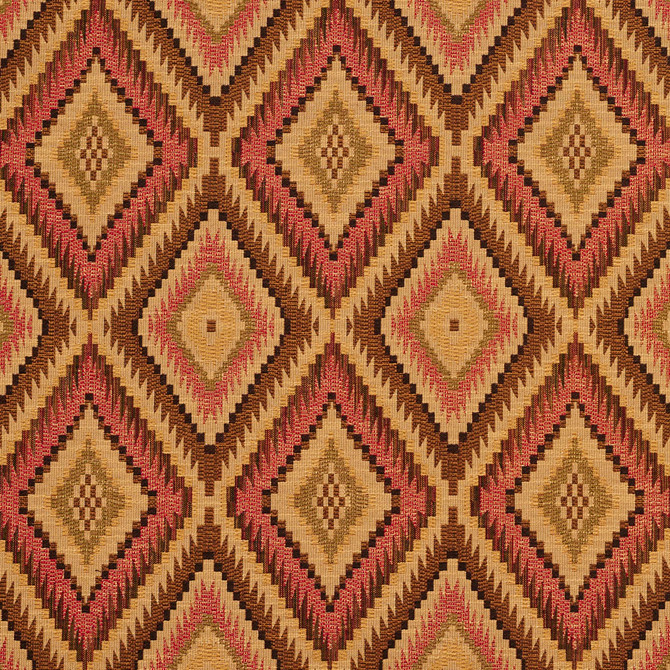 5726 Tiki Tucson by Charlotte Designer Fabric Woven Patterns 82% Polyester, 18% Cotton Asia Exceeds 70,000 Wyzenbeek Rubs (Heavy Duty) Horizontal: 7" x Vertical: 10" 54 Inches - Swanky Fabrics -