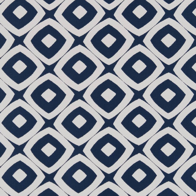 D1458 Indigo Mayan by Charlotte Designer Fabric Vibrant Wovens 100% Woven Polypropylene Europe Exceeds 100,000 Wyzenbeek Rubs (Heavy Duty) Horizontal 4.5" x Vertical 4" 54 Inches - Swanky Fabrics -