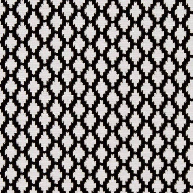D1427 Onyx Inca by Charlotte Designer Fabric Vibrant Wovens 100% Woven Polypropylene Europe Exceeds 100,000 Wyzenbeek Rubs (Heavy Duty) Horizontal 1.25" x Vertical 1.25" 54 Inches - Swanky Fabrics -