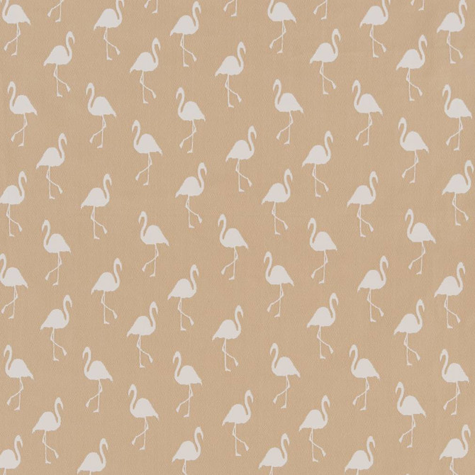 D1437 Ecru Flamingo by Charlotte Designer Fabric Vibrant Wovens 100% Polypropylene Europe Exceeds 100,000 Wyzenbeek Rubs (Heavy Duty) </p><p>Repeat: Horizontal: 14.5" x Vertical: 14" 54 Inches - Swanky Fabrics -