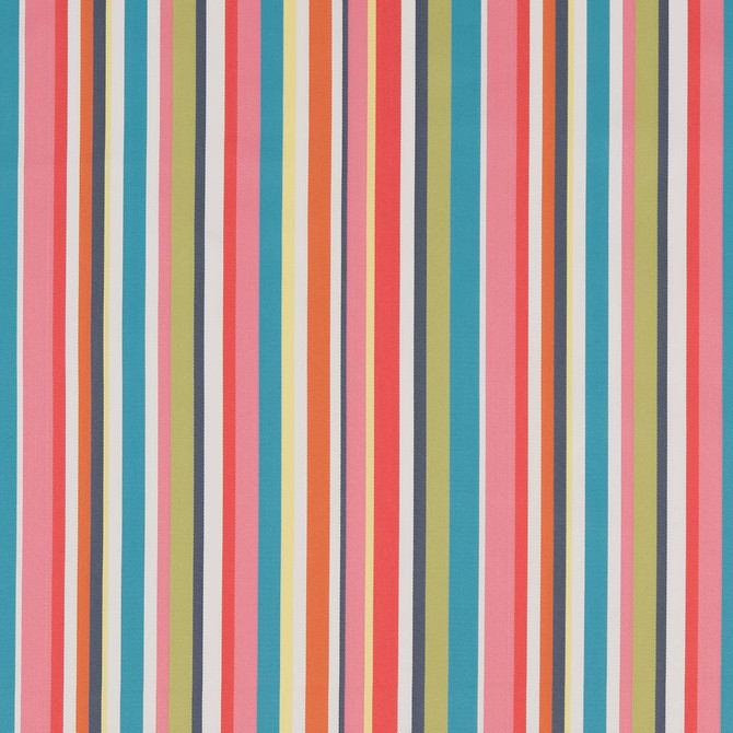 D1425 Festival Stripe by Charlotte Designer Fabric Vibrant Wovens 100% Polypropylene Europe Exceeds 100,000 Wyzenbeek Rubs (Heavy Duty) </p><p>Repeat: Vertical: 9.5" 54 Inches - Swanky Fabrics -