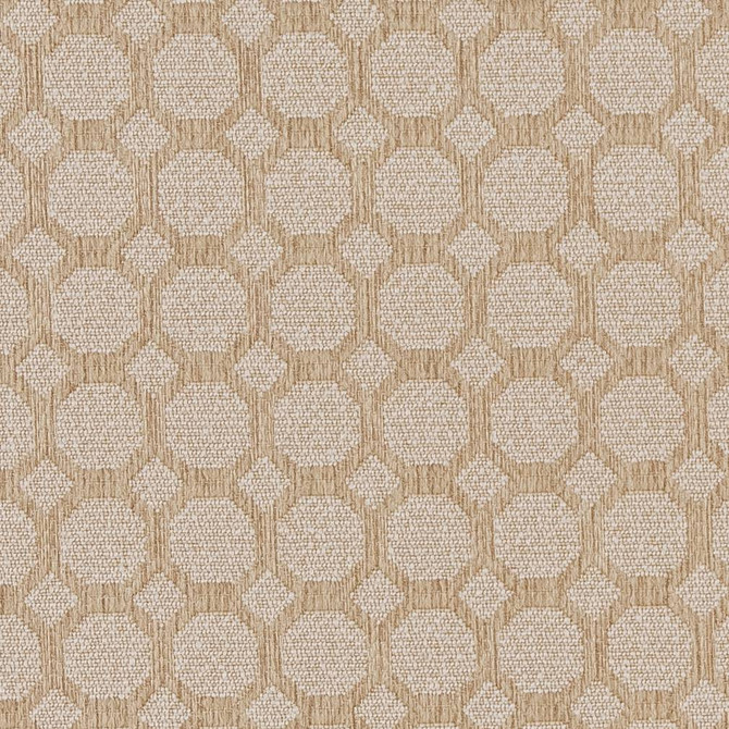 D1227 Cream Honeycomb by Charlotte Designer Fabric Mid Century Textures 100% Woven Polyester China Exceeds 100,000 Wyzenbeek Rubs (Heavy Duty) Horizontal 1.75" x Vertical 1.75" 54 Inches - Swanky Fabrics -