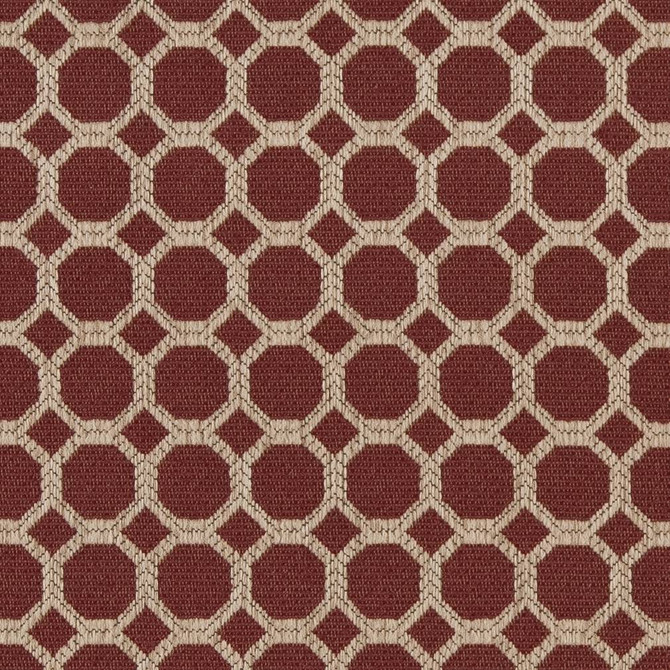 D1226 Burgundy Honeycomb by Charlotte Designer Fabric Mid Century Textures 100% Woven Polyester Asia Exceeds 100,000 Wyzenbeek Rubs (Heavy Duty) </p><p>Repeat: Horizontal: 1.75" x Vertical: 1.75" 54 Inches - Swanky Fabrics -