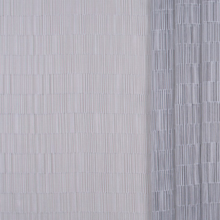 Lined Up Platinum by Carole Designer Fabric Sheer Marvel 100% Polyester CHINA N/A </p><p>Repeat: 8" V, 4 1/8" H 118" - Swanky Fabrics -