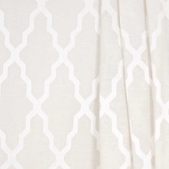 In The Path Ivory by Carole Designer Fabric Sheer Marvel 90% Polyester, 10% Linen CHINA N/A </p><p>Repeat: 7 1/2" V, 14 1/2" H 118" - Swanky Fabrics -