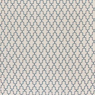Volley Twilight by Carole Designer Fabric Ocean Blue 32% Viscose, 30% Polyester, 26% Linen, 1 China Passes 60,000 Double Rubs Wyzenbeek Horizontal: 2 1/2" and Vertical: 4" V 53" - Swanky Fabrics -