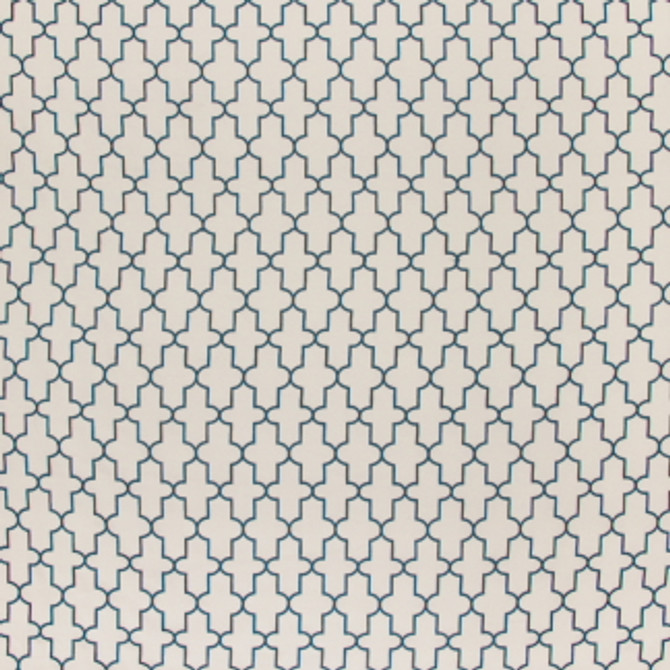 Volley Twilight by Carole Designer Fabric Ocean Blue 32% Viscose, 30% Polyester, 26% Linen, 1 China 4" V, 2 1/2" H 53" - Swanky Fabrics -
