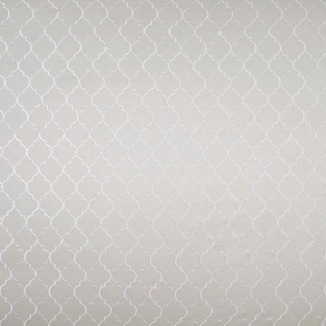 Jury's Out Silver by Carole Designer Fabric Haven 100% Polyester India Passes 45,000 Double Rubs Wyzenbeek 4 1/4" V, 3" H HD 51.5" - Swanky Fabrics -