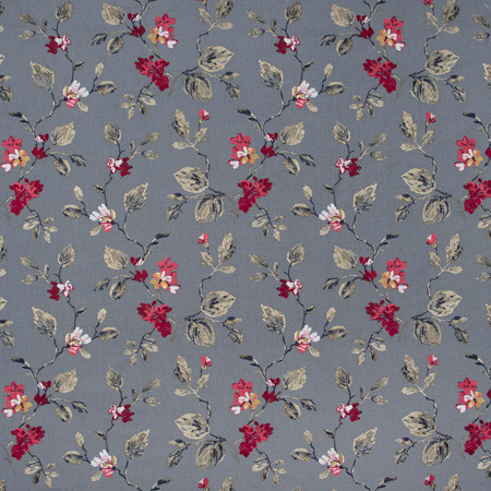 Never Leave Lipstick by Carole Designer Fabric Geranium 52% Polyester, 48% Cotton India N/A </p><p>Repeat: 18 7/8" V, 17" H 51" - Swanky Fabrics -