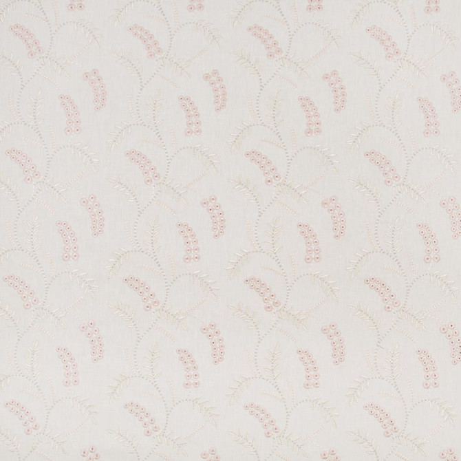 Promises Promises Wisteria by Carole Designer Fabric Coconut Cream 52% Cotton, 48% Polyester India Passes 30,000 Double Rubs Wyzenbeek Horizontal: 8625 and Vertical: 9125 52 - Swanky Fabrics -