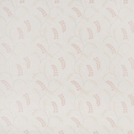 Promises Promises Wisteria by Carole Designer Fabric COCONUT CREAM 52% Cotton, 48% Polyester India 9 1/8" V, 8 5/8" H 52" - Swanky Fabrics -