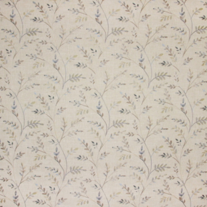 Laughter Flaxen by Carole Designer Fabric Looking Glass 58% Cotton, 42% Polyester INDIA Horizontal: 17" and Vertical: 18 1/2" V 51" - Swanky Fabrics -