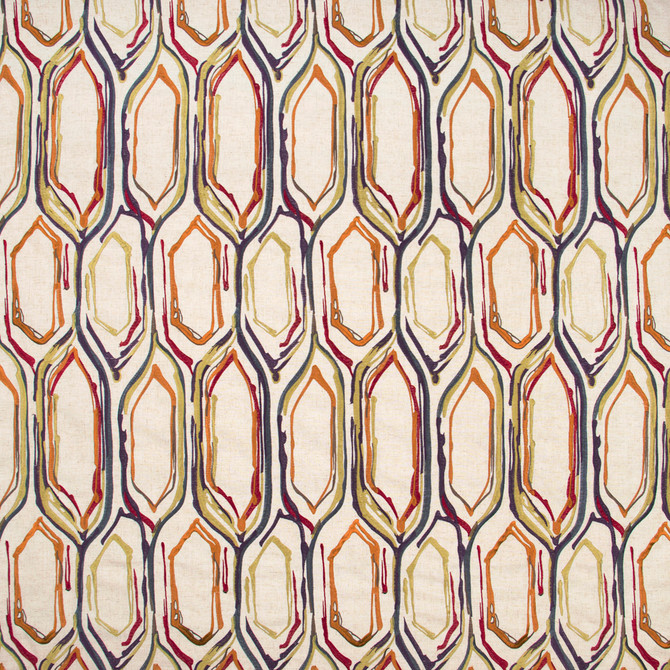 Flowing River Carnival by Carole Designer Fabric Haven 85% Polyester, 15% Linen China N/A Horizontal: 10375 and Vertical: 18625 52 - Swanky Fabrics -