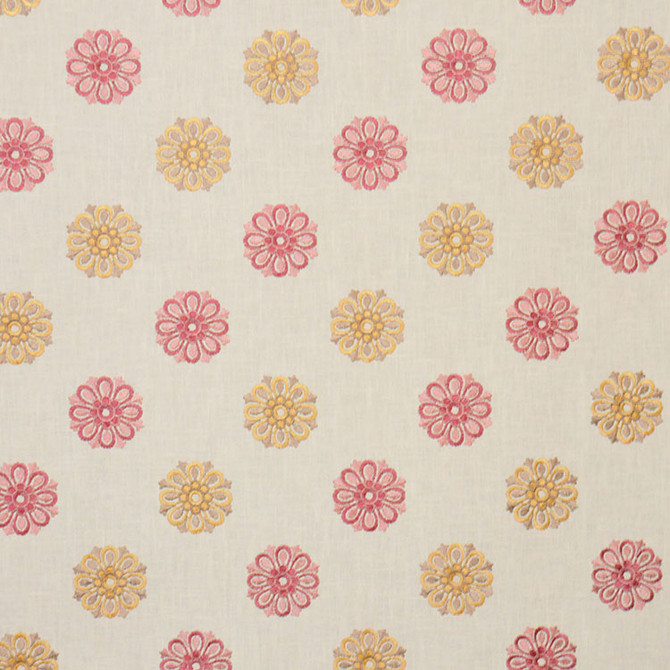 Valkyrie Raspberry by RM CoCo Designer Fabric Bouquet 70% POLYESTER 30% COTTON Horizontal: 9.5 and Vertical: 9.25 54 - Swanky Fabrics -