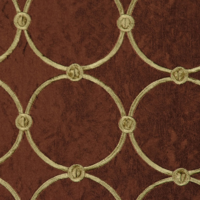 Memento Green Fig by RM CoCo Designer Fabric Silver Screen 26% Poly 32% Nylon 42% Rayon Horizontal: 3.75 and Vertical: 3.75 54 - Swanky Fabrics -
