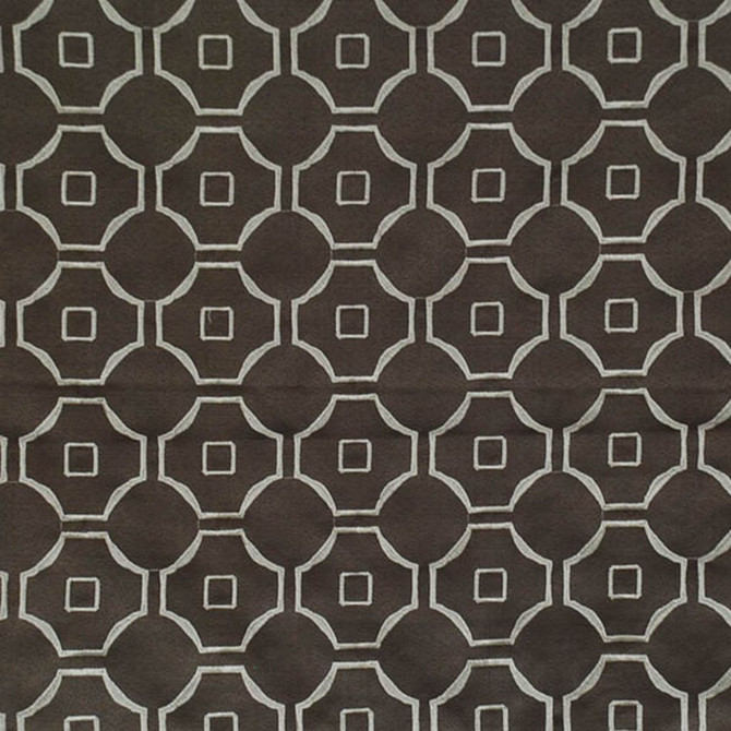 Out Of Shape Taupe by RM CoCo Designer Fabric Color Story - Earth - Wesco 100% Polyester See Sample 0 Horizontal: 3.75 and Vertical: 3.75 52.5 - Swanky Fabrics -