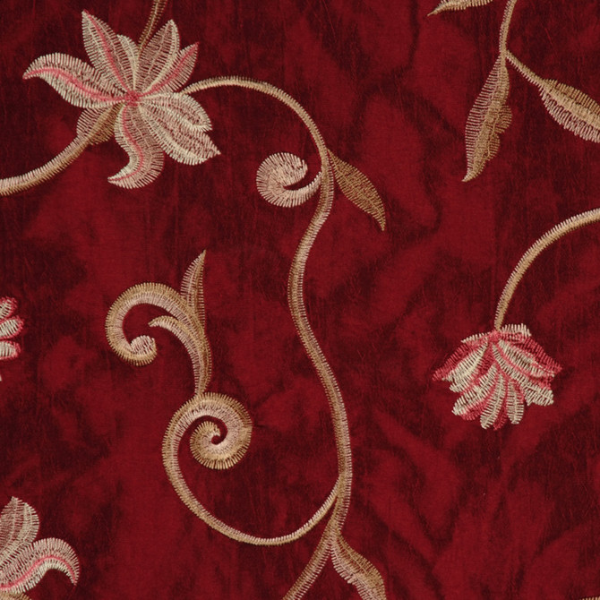 Lithium Merlot by RM CoCo Designer Fabric Primary Element 55% Polyester 45% Nylon Horizontal: 13.75 and Vertical: 14.5 59 - Swanky Fabrics -