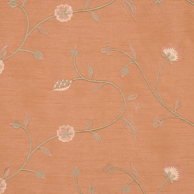 Lenox Copper by RM CoCo Designer Fabric Chinatown 100% Polyester Horizontal: 10.38 and Vertical: 6.375 54 - Swanky Fabrics -