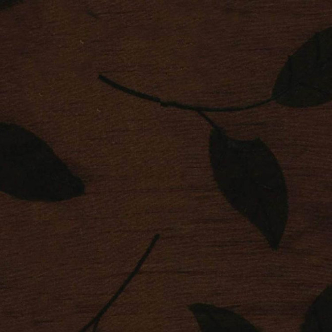 Lindsey Brown Black by RM CoCo Designer Fabric Color My World - Earth 100% Polyester Horizontal: 15.5 and Vertical: 15.75 54 - Swanky Fabrics -