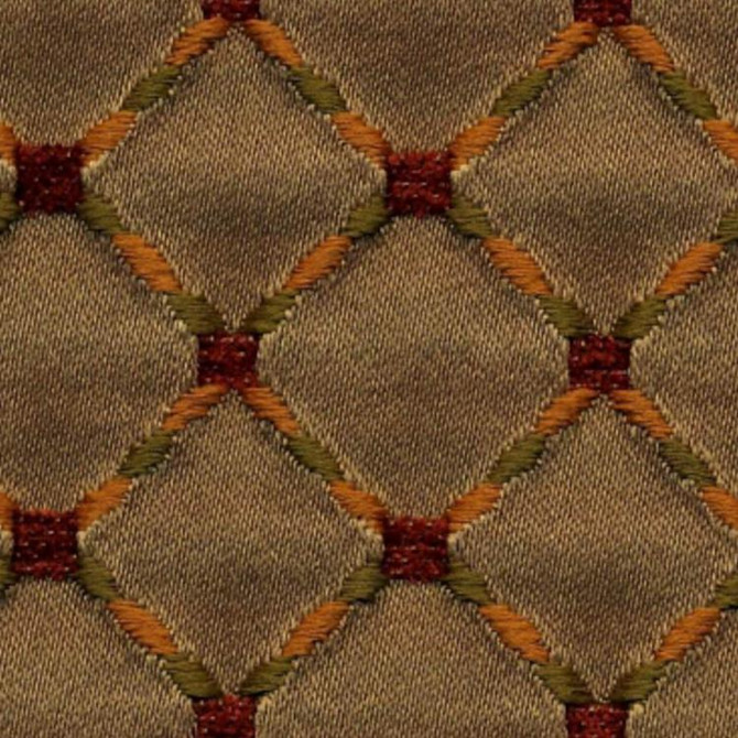 Howard Red Gold by RM CoCo Designer Fabric The Right Direction 80% POLYESTER 20% VISCOSE Horizontal: 1.25 and Vertical: 1.25 55 - Swanky Fabrics -