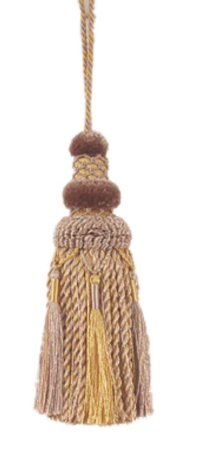 T1029 Key Tassel Key Tassel 105 by RM CoCo Designer Fabric Life Styles Trim Book Horizontal: 0 and Vertical: 0 0 - Swanky Fabrics -