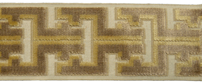 Oslo Jute by Europatex Designer Fabric Oslo 31% Polyester, 58%Rayon, 11% Linen China Horizontal: 2.75" and Vertical: N/A 3.5" - Swanky Fabrics -