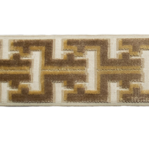 Oslo - Jute by Europatex Designer Fabric Oslo 58% Rayon / 31% Polyester / 11% Linen China See Sample Horizontal: N/A and Vertical: N/A 3.50 inches  - Swanky Fabrics -