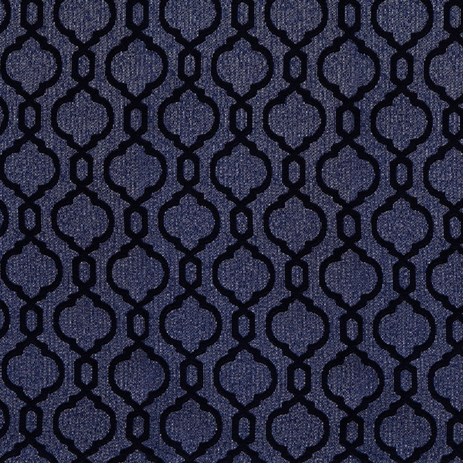 Spectacular A Royal by Europatex Designer Fabric Spectacular 100% Polyester 3.75" H, 3.75" V 110.00 inches - Swanky Fabrics -