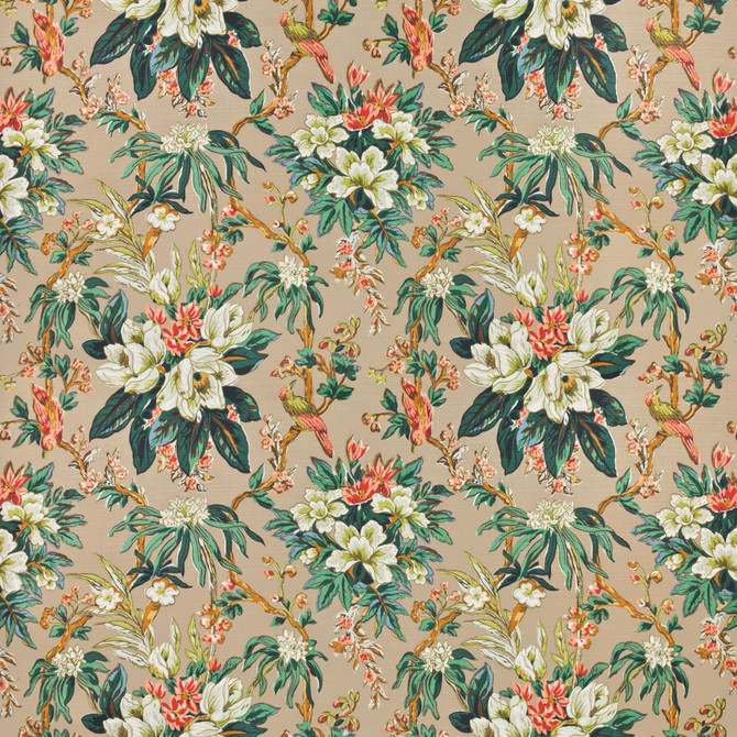 7535-77 Veranda by Bassett Mcnab Designer Fabric BASSETT MCNAB PRINTS 60%LIN 40%COT USA Horizontal: 27 and Vertical: 27.5 54 in - Swanky Fabrics -