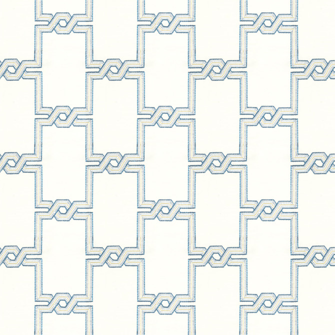 Cimatti 2 Harbor by Stout Designer Fabric RAINBOW LIBRARY HORIZON/LAKE 100%COT %REMB INDIA Horizontal: 8.500 and Vertical: 7.750 52 in - Swanky Fabrics -