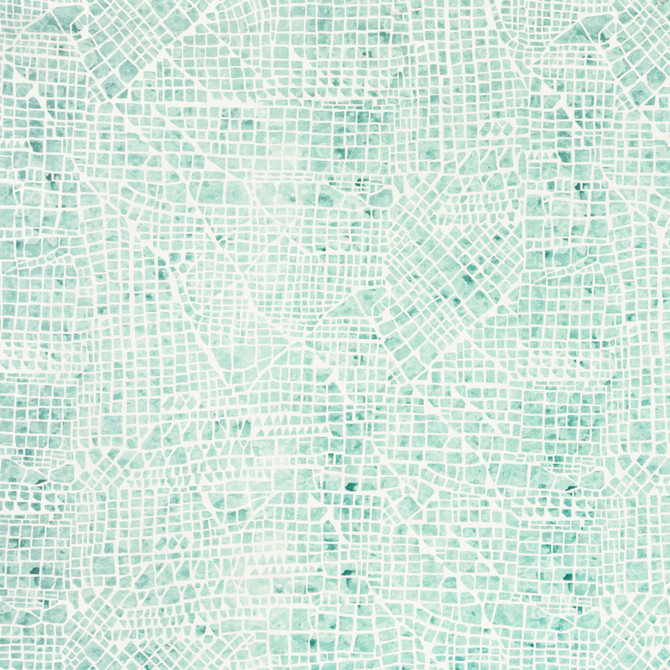 Jigsaw 1 Mineral by Stout Designer Fabric RAINBOW LIBRARY SPRAY/SHORELINE 100%COT INDIA Horizontal: 27.375 and Vertical: 36.750 55 in - Swanky Fabrics -