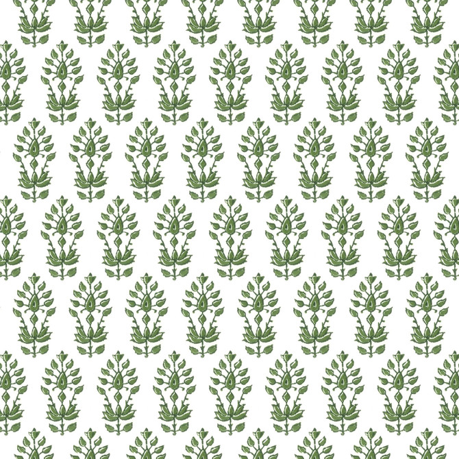 Oshkosh 2 Boxwood by Stout Designer Fabric RAINBOW LIBRARY SPRING/EVERGREEN 100%COT INDIA Horizontal: 3.375 and Vertical: 9.250 56 in - Swanky Fabrics -