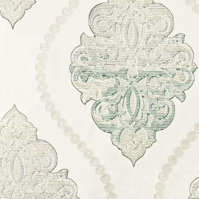 Ramtron 1 Mineral by Stout Designer Fabric COMFORTABLE LIVING MINERAL/TEAL 100%COT %REMB INDIA FLAME RETARDANT-U.F.A.C. CLASS 1 CATB 117-2013 Horizontal: 13.250 and Vertical: 15.500 52 in - Swanky Fabrics -