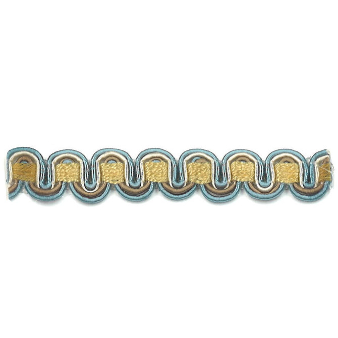 Lexington 13 Cornflower by Stout Designer Trim ART OF DESIGN TRIM-2 TAPES 100%SVI CHINA </p><p>Repeat: 0 0.38 in - Swanky Fabrics -