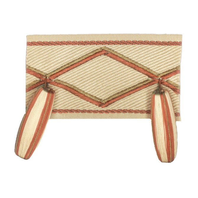 Sabadilla 1 Autumn by Stout Designer Trim METROPOLITAN 71%SVI 29%POL CHINA </p><p>Repeat: 0 3.25 in - Swanky Fabrics -