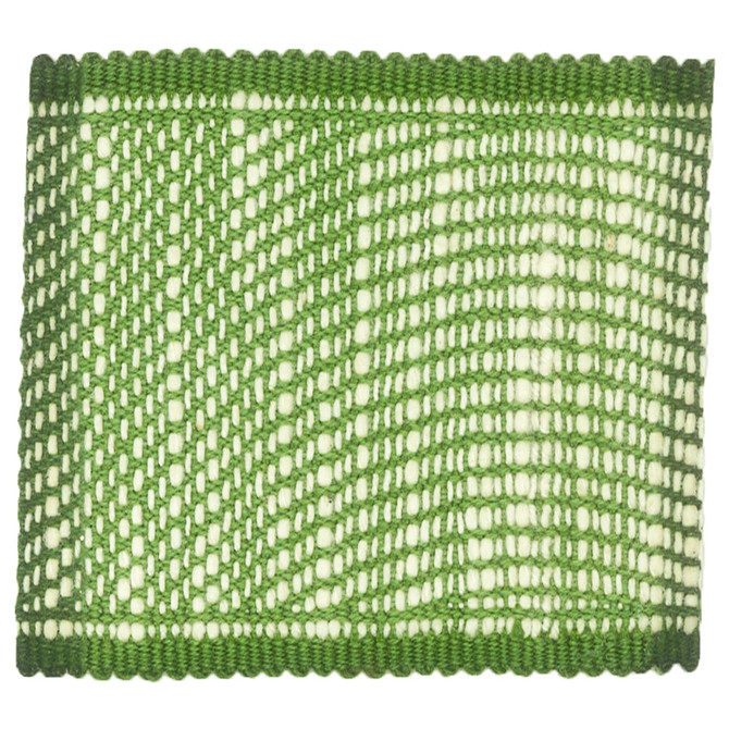 Sarossi 3 Grass by Stout Trim Stout Trim Sarossi 3 GrassTrim TREND ALERT TRIM 40%SVI 30%COT 30%LIN CHINA </p><p>Repeat: H: 3.000, V: 0.000 2.5 in - Fabric Carolina -