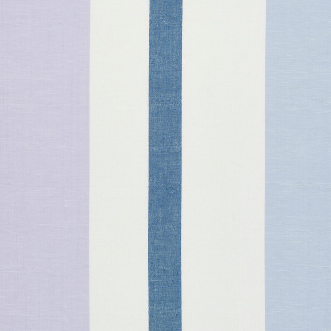 Lolland Linen Stripe Lilac & Blue 79661 by Schumacher Fabric Schumacher Fabric Lolland Linen Stripe Lilac & Blue 79661Fabric LINEN 60% INDIA </p><p>Repeat: H: HORZ 54" (137CM) , V: 54 - Fabric Carolina -