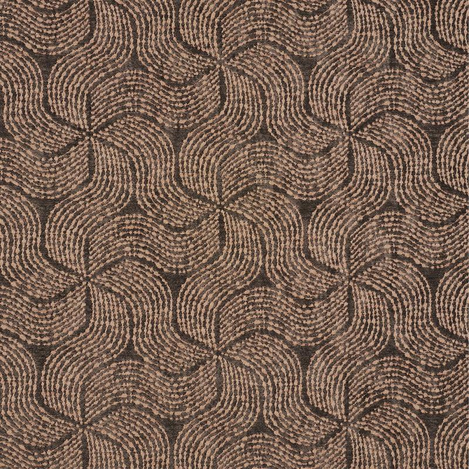 Fiador Brown 76050 by Schumacher Designer Fabric Club Cavalier 13.75" - Swanky Fabrics -
