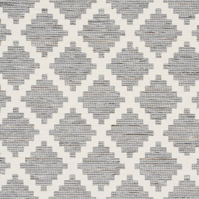 Tibur Grey 76542 by Schumacher Designer Fabric WORLD VIEW COTTON 65% ACRYLIC 25% ITALY </p><p>Repeat: Horizontal: 5" (13CM) and Vertical: 5 3/4" (15CM) 59.125 - Swanky Fabrics -