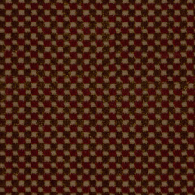 Fenwick Check Velvet Chestnut/Merlot 43550 by Schumacher Designer Fabric VELVETS See Sample BELGIUM MEDIUM DUTY </p><p>Repeat: Horizontal: 3/8" (1CM) and Vertical: 3/8" (1CM) 54" WIDE (137CM) - Swanky Fabrics -