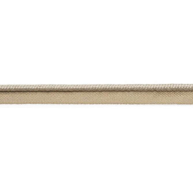 Cedric Cotton Lip Cord Medium Linen 74781 by Schumacher Designer Trim Perfect Basics: Trims - Swanky Fabrics -